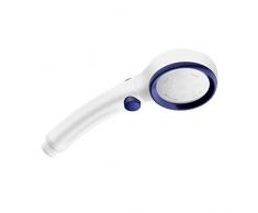 TOPBATHY - Alcachofa de ducha de mano con pulverizador circular para baño