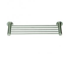 MSV TOALLERO INOX 62CM, Acero Inoxidable, Cromado, 62x19x5 cm