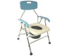 Z-Tec - Silla plegable con inodoro