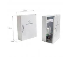 Botiquín B-1 de acero esmaltado en blanco con asa (2 modelos)