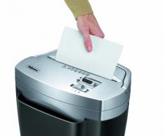 Fellowes W-11C - Destructora trituradora de papel, corte en partículas hasta 11 hojas