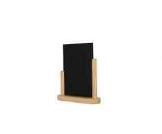 Securit - Pizarra de mesa (regulable, lacada, tamaño mediano, 15 x 21 cm)