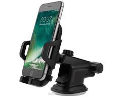 Soporte Para teléfono Móvil Del Coche, FayTun titular del teléfono del coche del coche universal con el lechón de gel, brazo telescópico ajustable gira 360 ° para smartphone