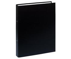 Exacompta 54371E - Carpeta de cartón (Negro, Polipropileno, A4, Round ring)