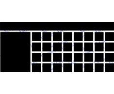 (160x 71cm) Pizarra Vinilo Adhesivo decorativo para pared con diseño de calendario lista de tareas/Pizarra borrable Mural/Mes Planificador Adhesivo para dibujar + Free Crayons Caja