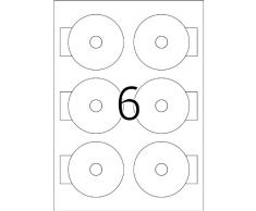 HERMA 8619 etiqueta de impresora - Etiquetas de impresora (Color blanco, Papel, Laser/Inyección de tinta, Etiqueta autoadhesiva, Permanent, Mate)