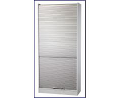 Persiana armario 90 gris/plata