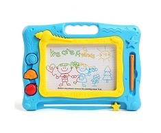 Colorido Borrable Tablero de Garabatos Bosquejo Escribir Pizarras Magn/éticas Juguete Educativo para Peque/ños Ni/ños Ni/ñas Tama/ño de Viaje Azul BelleStyle Tablero de Dibujo Magn/ético