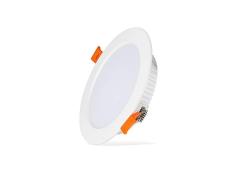Mumnk Ultra delgado LED Iluminación empotrada Techo Downlight Redondo de aluminio Integrado Proyector integrado Panel direccional Lámpara de techo Alto CRI AC 85-265V Para la exposición de negocios De