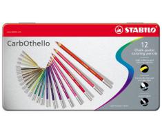 Stabilo Carbothello - Lápiz de color (102 mm, 12 mm, 182 mm) Multi