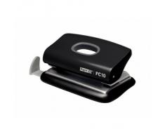 Esselte Leitz FC10 23638501 - Perforadora manual de papel (hasta 10 páginas), color negro
