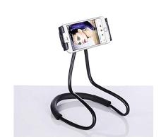 velidy para colgar en cuello Cell Phone Holder, universal flexible brazo largo teléfono móvil soporte 360 ° rotación para teléfono móvil Tablet PC desktoplazy soporte (color al azar)