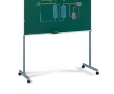 Juego de soportes metálicos con ruedas reforzados Faibo para Pizarra