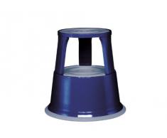 Wedo 212103 - Taburete con ruedas de metal, azul