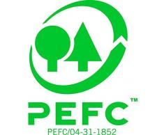 Wedo 2702651 - Porta tacos de notas, 9 x 9 cm, humo