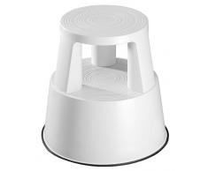 Wedo 212200 - Taburete con ruedas, blanco