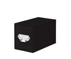 Rössler SOHO - Archivador para CD (compartimento metálico para etiqueta), color negro, 1 unidad