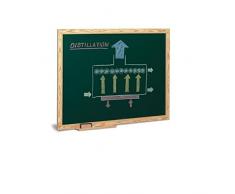 Pizarra verde lacada Faibo 90x120cm marco de madera