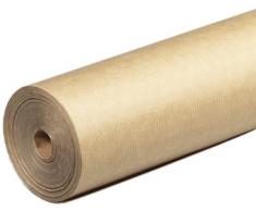 Maildor - Rollo de papel kraft (50 m x 1 m, 64 g), color marrÃ³n claro