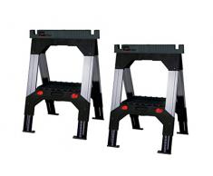 STANLEY 1-92-980 - Caballete FatMax aluminio con patas telescopicas pack 2 ud.