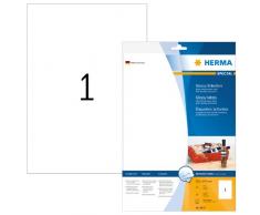 HERMA 8895 etiqueta de impresora - Etiquetas de impresora (Self-adhesive printer label, Color blanco, A4, Papel, Inyección de tinta, Permanent)
