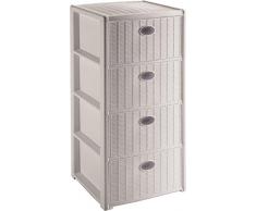 Estante Del Almacenaje Elegance Estanterías De Cajones Carro Accesorios De Baño Juguete - Blanco