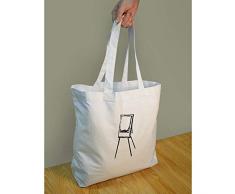 Azeeda 'Rotafolio' Bolso de Compras Blanco (BG00008126)