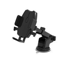 Soporte para Teléfono del Coche Soporte para Teléfono para Salpicadero/Parabrisas del Coche, Brazo Extensible Giratorio De 360 ° Cuna para Teléfono para Coche