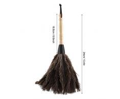 Garosa Turquía Antiestática Mini Lavable Reutilizable Pluma De Avestruz Plumero para Muebles Libros Teclado Oficina Hogar