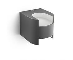 Philips myGarden Grass - Aplique de exterior, sin sensor de movimiento, LED, 4.5 W, IP44, aluminio, color antracita