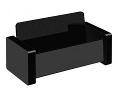 Wedo 0634401 - Soporte para tarjetas de visita acrílico, color negro
