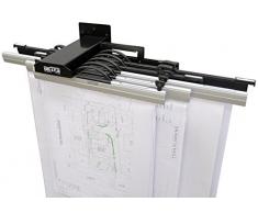 Arnos 1200 - Soporte para 10 rotafolios (A0-A2, 140 x 300 x 100 mm)