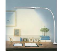 Lámpara Escritorio LED Hokone Flexo de Escritorio 9W Lámpara de Lectura 3 * 10 Modos de Brillo Lámpara de Mesa Lámpara de Oficina para Leer Studiar