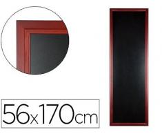 Pizarra negra Liderpapel mural de madera 56x170 cm
