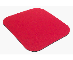 Fellowes CRC 58022 - Alfombrilla estándar para ratón, color rojo
