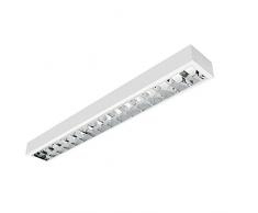 Cuadrícula lámpara LED, luminaria fluorescente LED, luz, lámpara de techo 1,20 M con doble parabólica cuadrícula (BAP)
