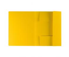 Herlitz 11076437 - Carpeta, 10 unidades, A4, 320 g/m², cartón de Manila reciclado, color amarillo