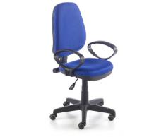 Silla de oficina silla escritorio tapizado 3D color azul