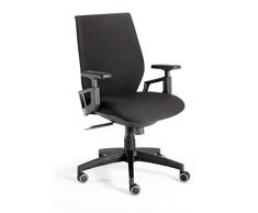 Euromof Silla de Oficina Zurich. Profesional, con Mecanismo SYNCRON. Brazo Regulable