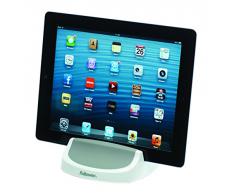 Fellowes I-Spire Series - Atril multiusos 4 en 1, color blanco y gris