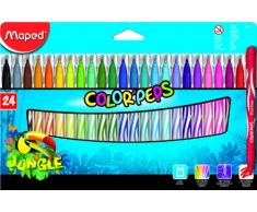 Helix Maped Jungle - Rotuladores de colores (24 unidades)