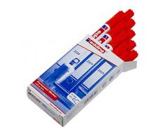 Edding 3000 - Marcador permanente, 10 unidades, color naranja
