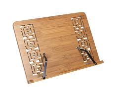 woodluv Estante para Colocar Material de Lectura, Libros de Cocina, Soporte