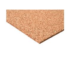 acerto 40331 Tablero de corcho de alta calidad 60 x 100 cm 6 mm * Elástico * Libre de sustancias nocivas * Antiestático | Adecuado como tablero de anuncios subsuelo artesanal para la confección