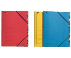 Leitz 39120025 Cartón Rojo - Carpeta (Cartón, Rojo, A4, Elastic band, Hoja, 247 mm)