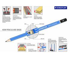 Staedtler Mars Lumograph - Lápiz (8 mm, 2 mm) Grafito