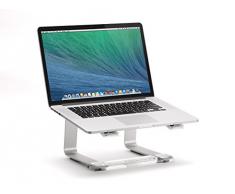 Griffin Elevator - GC16034-2 Soporte de regazo para ordenador Ordenador portátil (Micrófono incorporado, tarjeta de lectura integrada), Gris