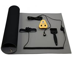 Antiestático ESD NOSHOCK Base Banco Tapete Kit, 600x500mm, Gris o azul