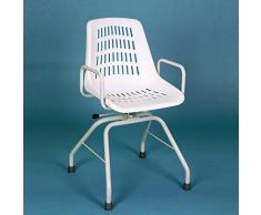 Ayudas dinamicas - Silla giratoria de acero inoxidable