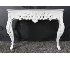 Casa Padrino Barroco Consola de Mesa Blancos - Mujeres Escritorio - Mesa de Damas Vestir - El Secretario de la Consola